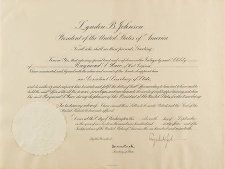 Lot #84 Lyndon B. Johnson Signed Document - Image 1