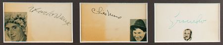 Lot #669 Marx Brothers Signatures - Image 2