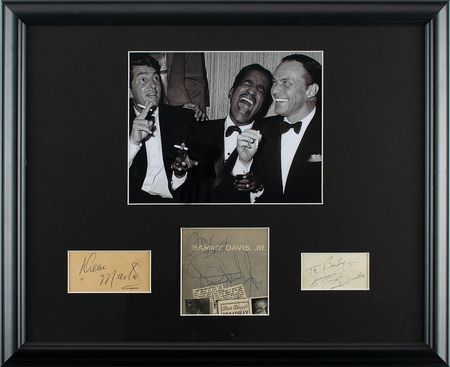 Lot #672 Rat Pack Signatures - Image 1