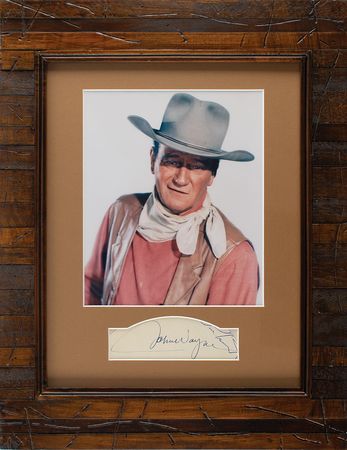 Lot #678 John Wayne Signature - Image 2