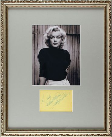 Lot #673 Marilyn Monroe Signature - Image 1
