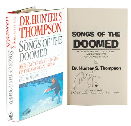 Lot #457 Hunter S. Thompson Book - Image 1