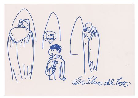 Lot #706 Guillermo del Toro Sketch - Image 2