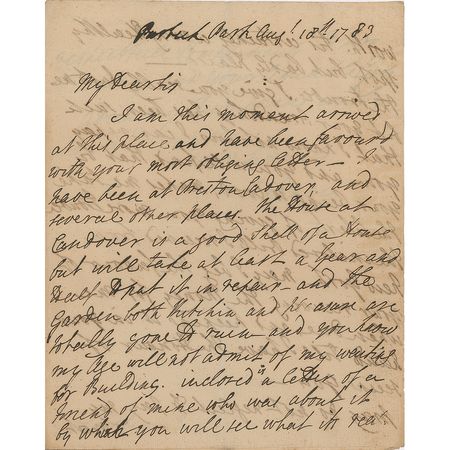Lot #325 George Brydges Rodney, 1st Baron Rodney Handwritten Letter Signed - Image 1