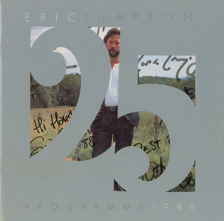 Lot #537 Eric Clapton: Band-signed program from Clapton's 25th Anniversary Tour - Image 1