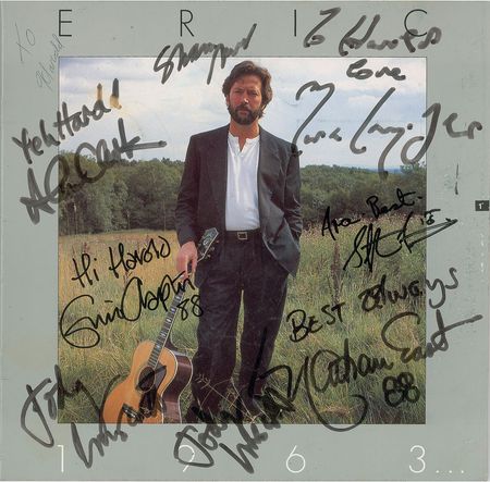 Lot #537 Eric Clapton: Band-signed program from Clapton's 25th Anniversary Tour - Image 2