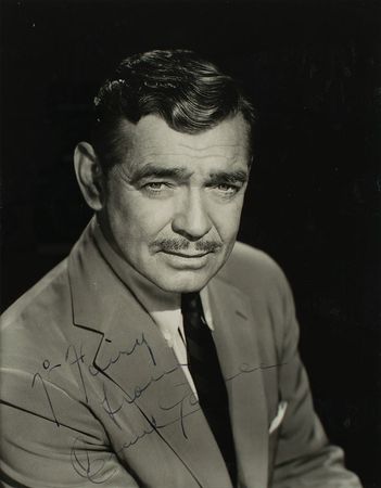 Lot #658 Clark Gable Signed Photograph - Image 1