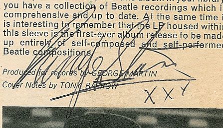 Lot #478 Beatles: A Hard Day's Night signed in full by the Beatles - Image 3
