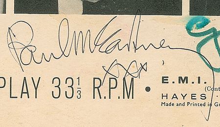 Lot #478 Beatles: A Hard Day's Night signed in full by the Beatles - Image 4