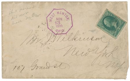 Lot #41 James A. Garfield Handwritten Letter Signed - Image 2