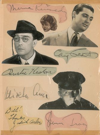 Lot #676 Vintage Hollywood: Amazing who's who of vintage Hollywood, highlighted by Harlow, Disney, Wayne, Garland, and many more! - Image 4