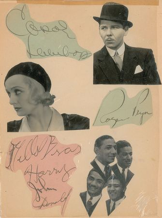 Lot #676 Vintage Hollywood: Amazing who's who of vintage Hollywood, highlighted by Harlow, Disney, Wayne, Garland, and many more! - Image 5