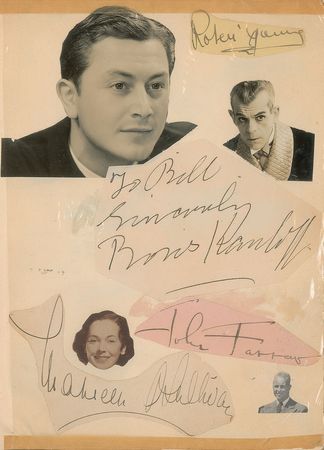 Lot #676 Vintage Hollywood: Amazing who's who of vintage Hollywood, highlighted by Harlow, Disney, Wayne, Garland, and many more! - Image 6