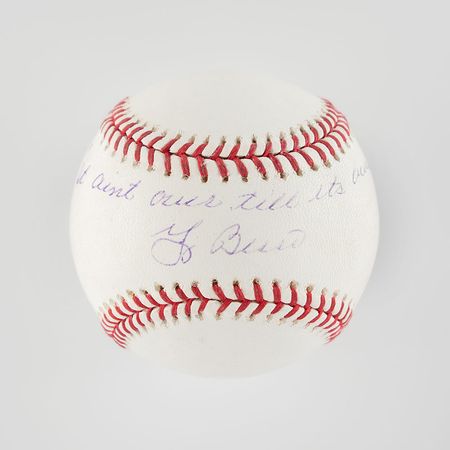 Lot #811 Yogi Berra Baseball - Image 1
