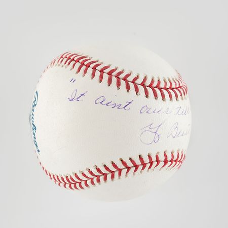 Lot #811 Yogi Berra Baseball - Image 2