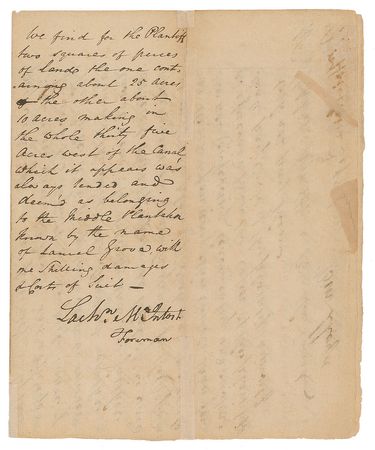Lot #301 Lachlan McIntosh Signed Document - Image 1