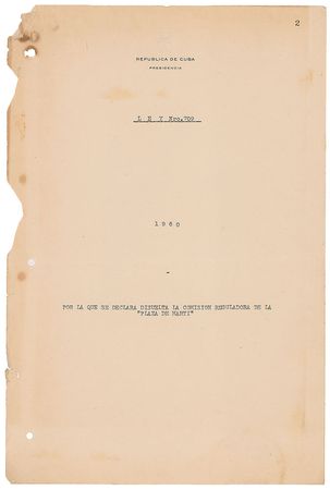 Lot #184 Fidel Castro Signed Document - Image 2