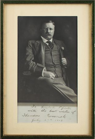 Lot #55 Theodore Roosevelt Signed Photograph - Image 2
