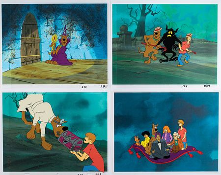 Lot #1124 Group of (4) production cels from The 13 Ghosts of Scooby-Doo Group Lot - Image 1