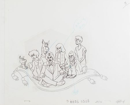 Lot #1124 Group of (4) production cels from The 13 Ghosts of Scooby-Doo Group Lot - Image 2