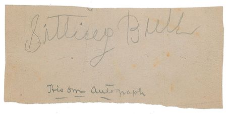 Lot #201 Sitting Bull: Scarce autograph of famed Sioux chief Sitting Bull - Image 1