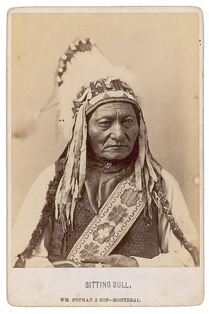 Lot #202 Sitting Bull Photograph - Image 1