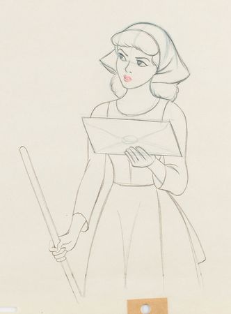 Lot #1036 Cinderella production drawing from Cinderella Production Drawing - Image 2