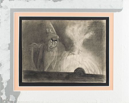 Lot #898 Yen Sid storyboard drawing from Fantasia Storyboard Drawing - Image 2