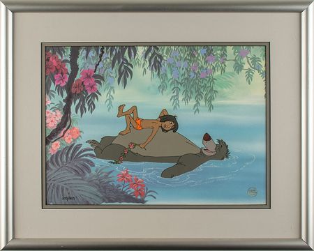 Lot #963 Mowgli and Baloo limited edition cel from The Jungle Book Limited Edition Cel - Image 2