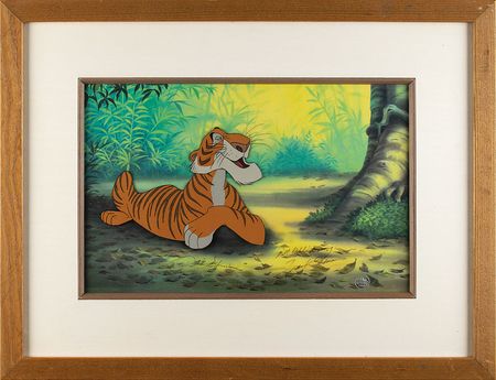 Lot #957 Shere Khan production cel from The Jungle Book signed by Ollie Johnston and Frank Thomas Production Cel - Image 2