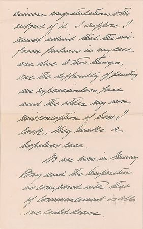 Lot #61 William H. Taft Handwritten Letter Signed - Image 3