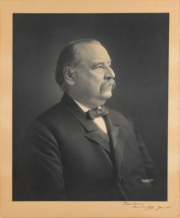 Lot #47 Grover Cleveland Signed Photograph - Image 1