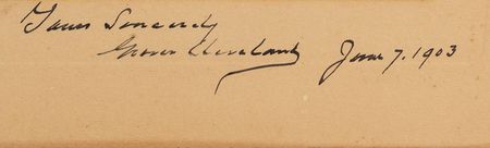 Lot #47 Grover Cleveland Signed Photograph - Image 2