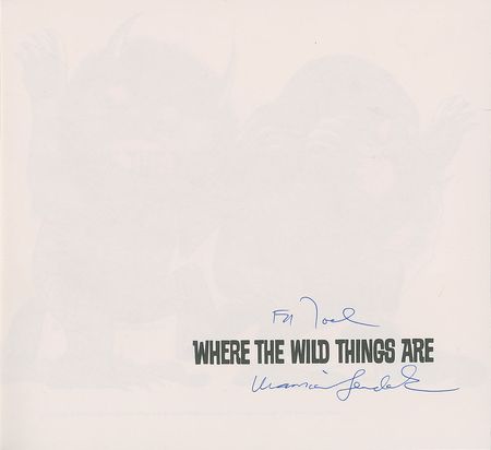 Lot #453 Maurice Sendak Book - Image 1