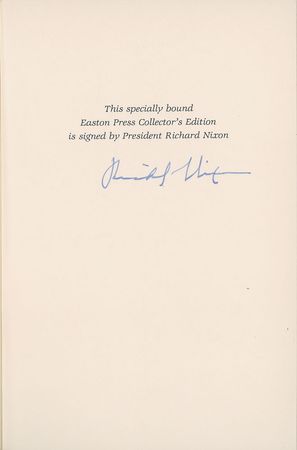 Lot #138 Richard Nixon Book - Image 1