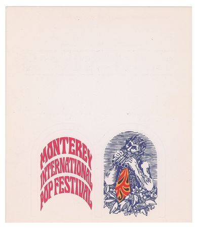 Lot #492 Monterey Pop Festival: Rare Ticket from First Major American Performance by The Jimi Hendrix Experience - Image 3