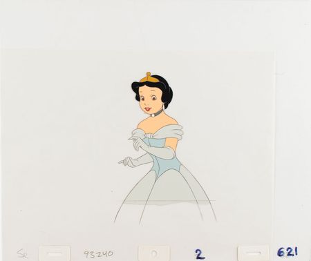 Lot #1083 Snow White production cel from 65th Academy Awards Television Broadcast Production Cel - Image 1