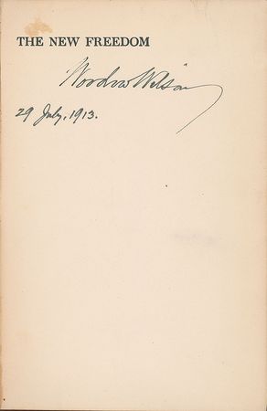 Lot #66 Woodrow Wilson Book - Image 1