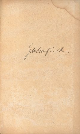 Lot #40 James A. Garfield: Signed volume from Garfield's personal library - Image 1