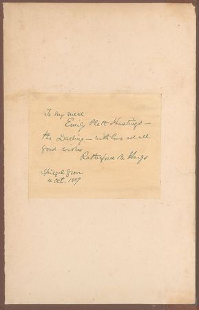 Lot #37 Rutherford B. Hayes: Adler's German-English dictionary, presented to his niece - Image 1