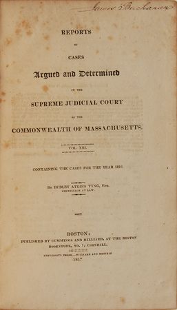 Lot #28 James Buchanan Book