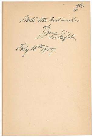 Lot #62 William H. Taft Book - Image 1