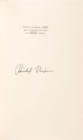 Lot #85 Richard Nixon Book - Image 1