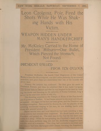 Lot #51 William McKinley Scrapbook - Image 2