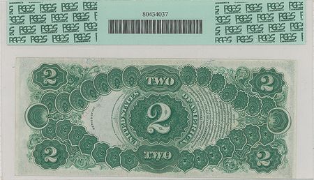 Lot #241 Fr. 60 1917 $2 Legal Tender Legal Tender - Image 2