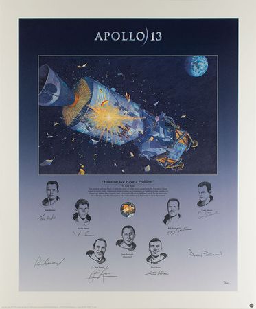 Lot #337 Apollo 13 Print - Image 1