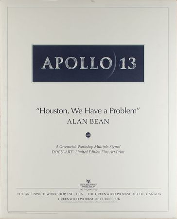 Lot #337 Apollo 13 Print - Image 2