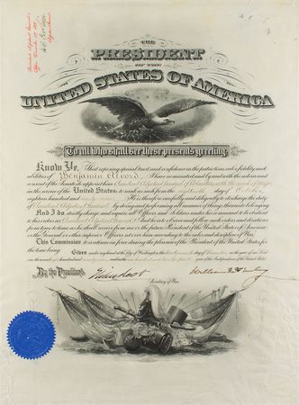 Lot #129 William McKinley Signed Document - Image 1