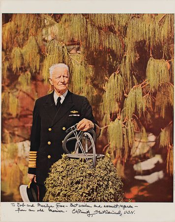 Lot #321 Chester Nimitz Photograph - Image 1