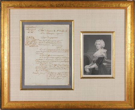 Lot #191 Marie Antoinette: Boldly endorsed by Marie Antoinette in 1779 - Image 1